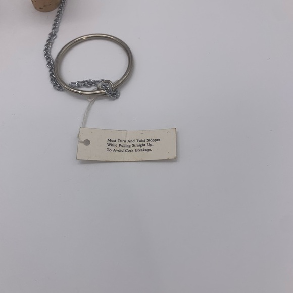 Signed WTU Handcrafted Solid Pewter Wine Cork Stoppers With Ring Chain Golfers - Picture 14 of 15